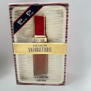 REVLON Unforgettable Eau de Cologne Spray 1 Fl Oz 29,5 ml Full Vintage Unused